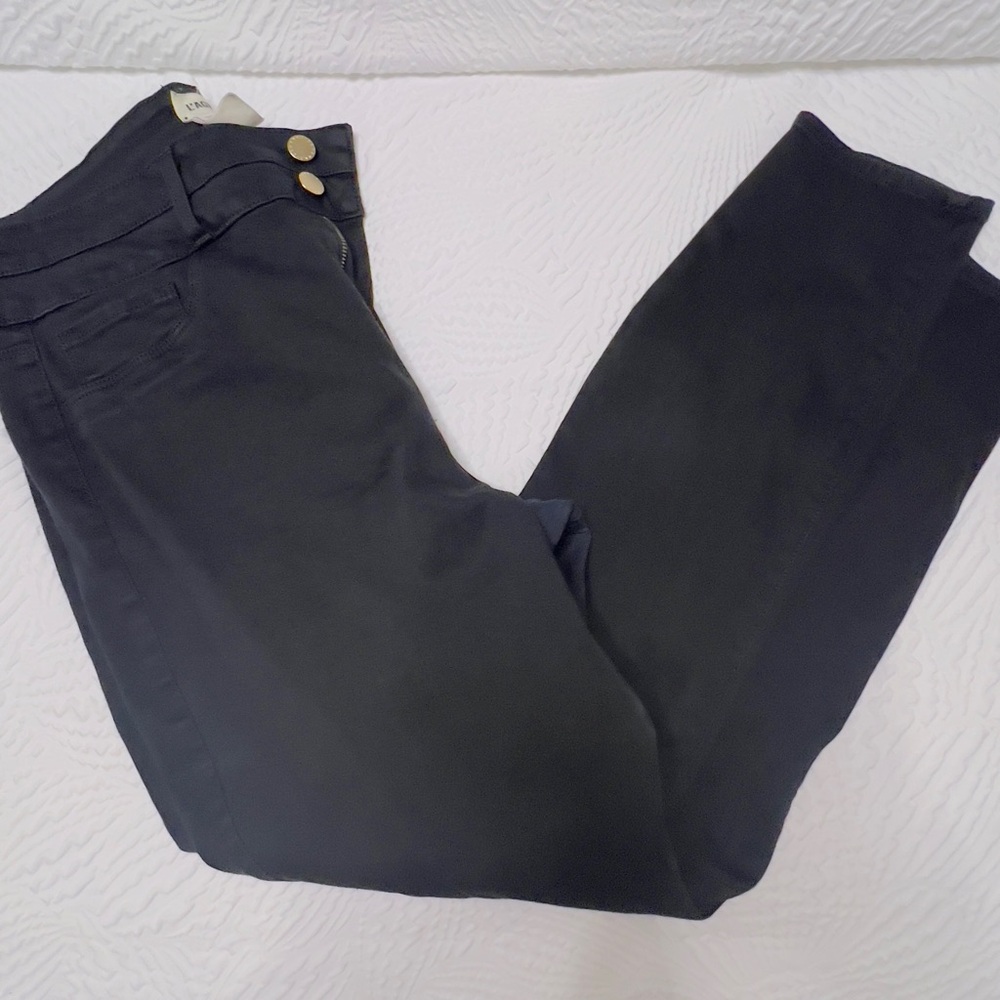 L'AGENCE: Black High-Rise Jeans - Size 32